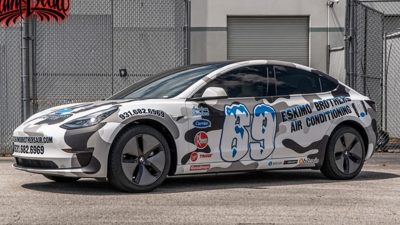 Eskimo Brothers camo Tesla — 931-682-6969